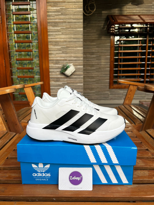 Adidas Adizero Evo SL White Blacl Stripes (Grade 6A)