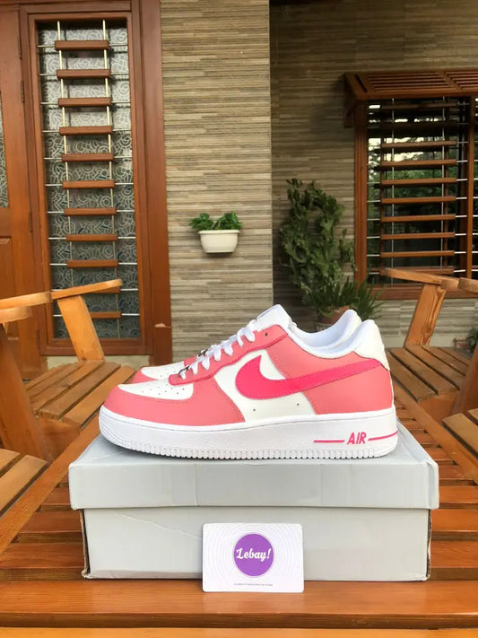 Nike Air Force 1 Customized Lullaby Pink (Grade 8A Excluisvely At Lebay)