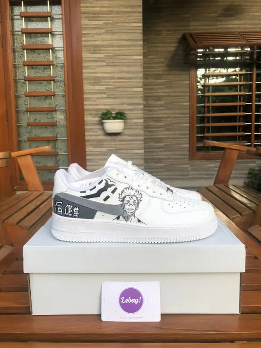 Nike Air Force 1 Customized Jujutsu Kaisen (Grade 8A Exclusively At Lebay)