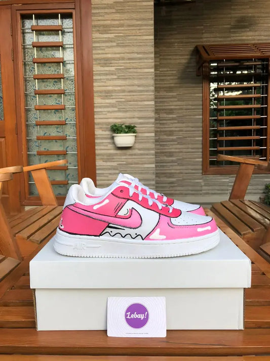 Nike Air Force 1 Customized Pink Donuts (Exclusively At Lebay)