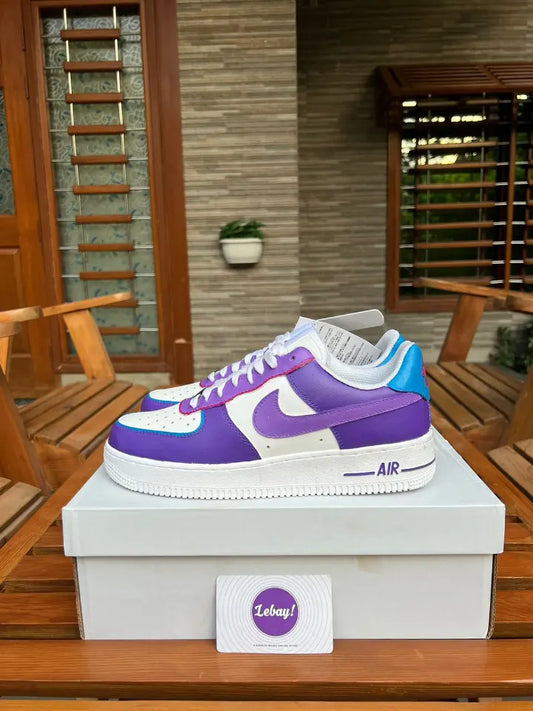 Nike Air Force 1 Customized Purplish Glory (Grade 8A Exclusively At Lebay)