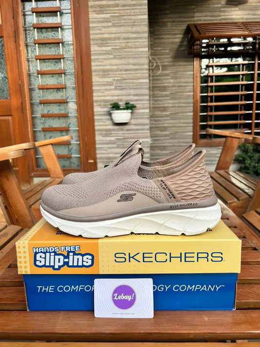 Skechers Deluxe Walker 2.0 Cushioned Slip Ins Gold (Grade 8A)