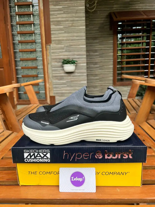 Skechers Max Cushion Slip Ins Fat Soles Dual Coat Greys (Grade 8A)