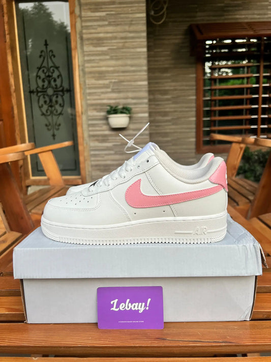 Nike Air Force 1 Customized Pink Swoosh (Grade 8A)