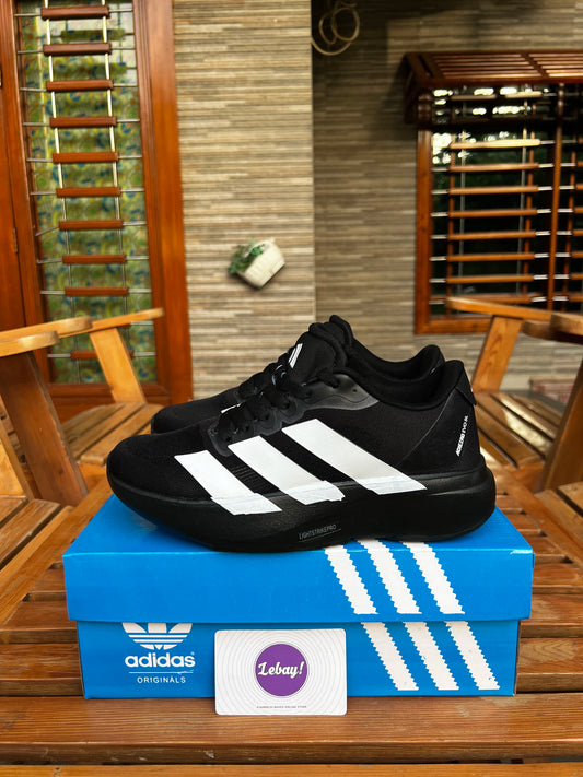 Adidas Adizero Evo SL Black White Stripes (Grade 6A)