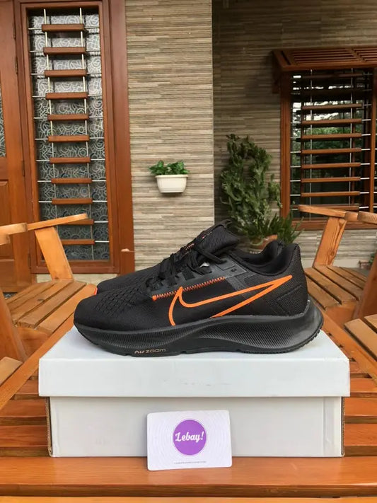 Nike Zoom Air Pegasus 38 Black Tron Orange