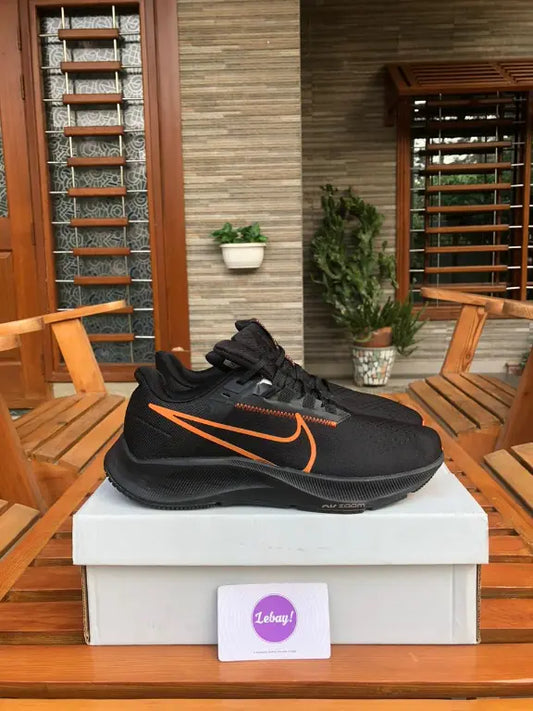Nike Zoom Air Pegasus 38 Black Tron Orange