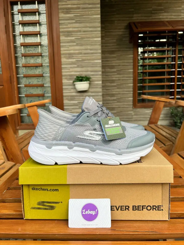 Skechers Slip Ins Max Performance Lace Up Edition (Snow)