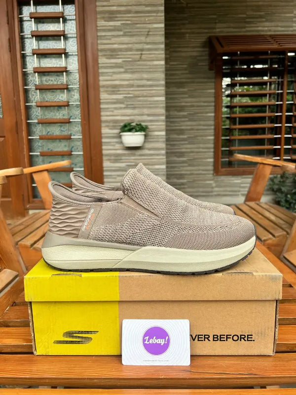 Skechers Slip Ins Taupe Canvas Sand (Grade 7A)