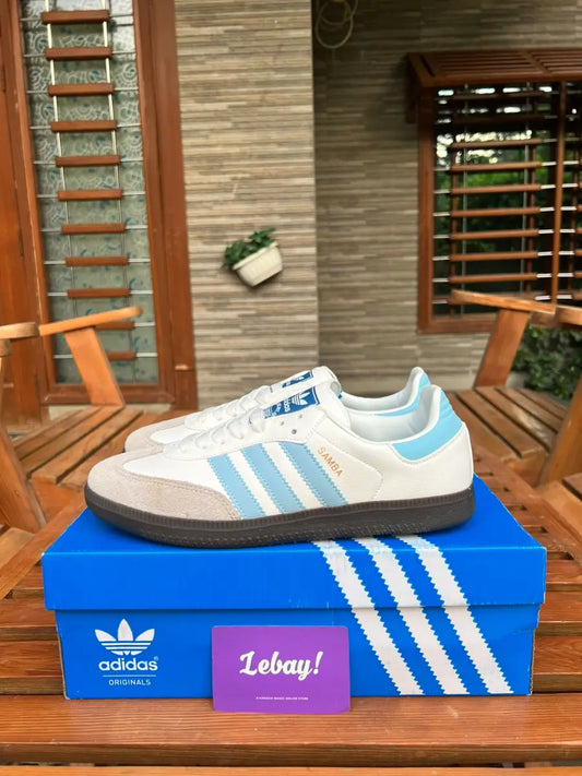 Adidas Sambas White Cloud Blue (Grade 8A)