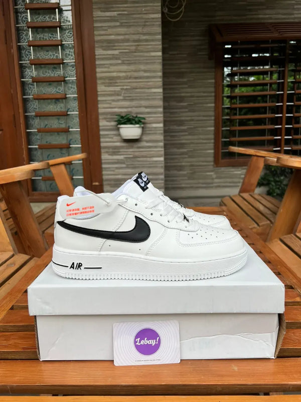 Nike Air Force 1 Low Shadow Original Ivory Leather Black Ticks (Grade 8A)