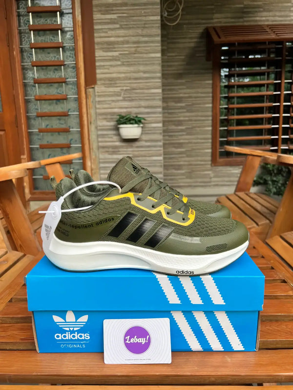 Adidas Water Tepellent Shield Runners (Combat Green)