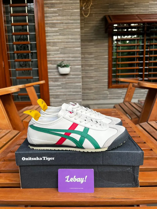 Onitsuka Tiger Mexico 66 Stripped Green/Red (Grade 8A)