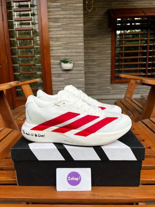 Adidas Adizero EVO SL Core White Red (Grade 8A+)