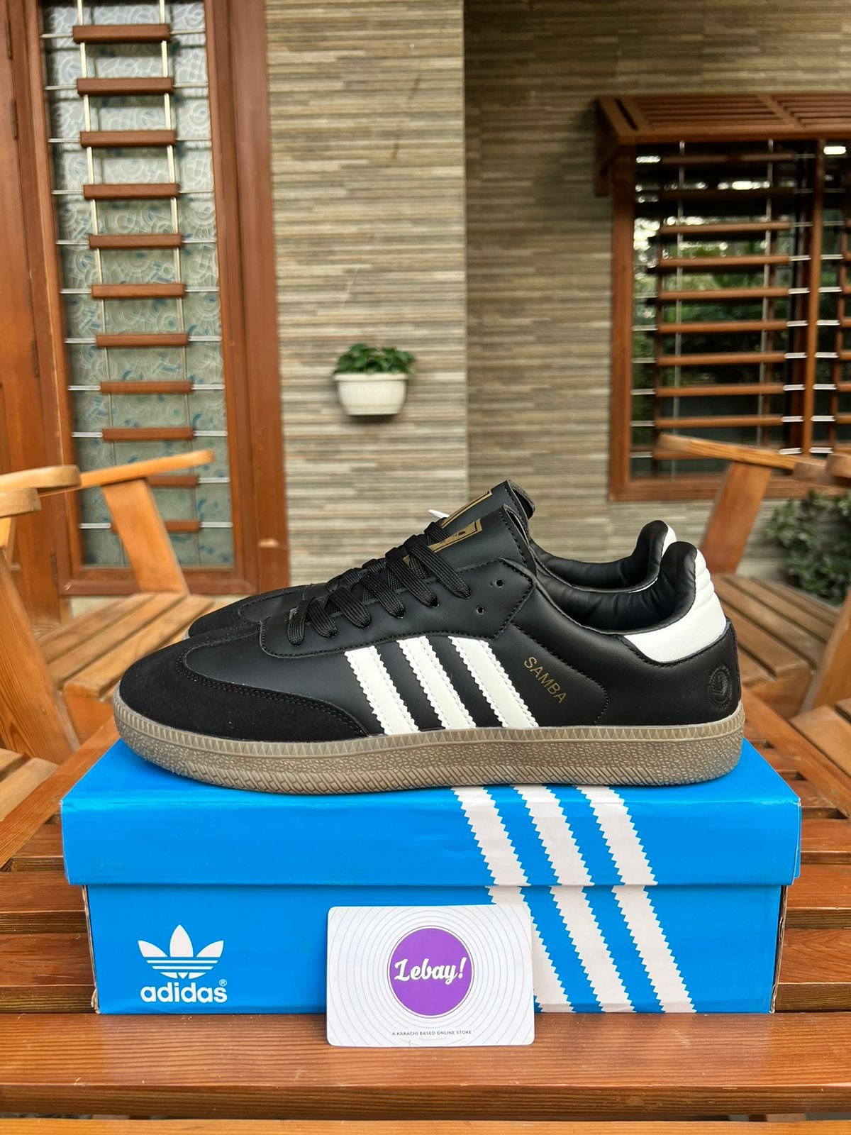 Adidas Samba Black White Gum (Grade 8A)